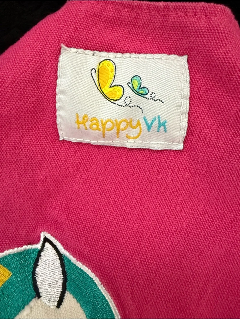HappyVk Pink Unicorn Baby Doll Adjustable Carrier for Kids with  Padded Straps